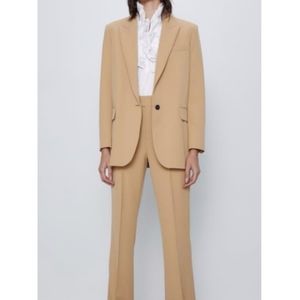 Zara Oversized Camel Blazer